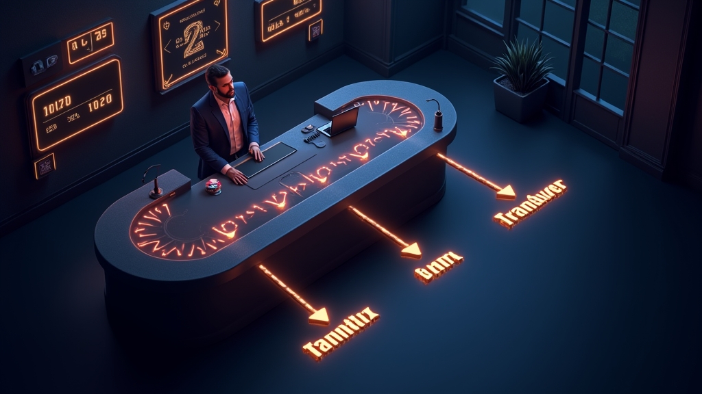 Comparison of card, wallet, and bank withdrawal methods in a casino-style interface